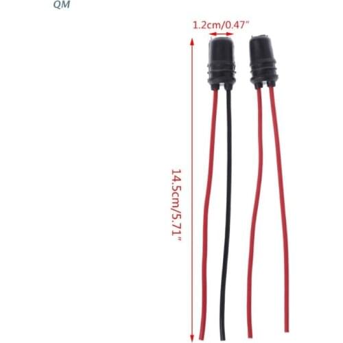 13MF 2Pcs W5W T10 Auto Car Light Bulb Socket Holder Boats Connector Extension