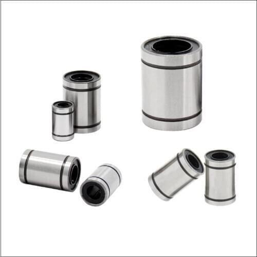 2-8pcs LM6UU LM8UU LM10UU LM12UU LM13UU LM16UU LM20UU Linear Bushing CNC Linear Bearings for Rods Liner Rail Linear Shaft parts