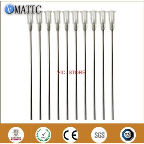 Free Shipping Non-Sterilized 10Pcs 16G 10cm Blunt Tip Glue Dispensing Needle 100mm