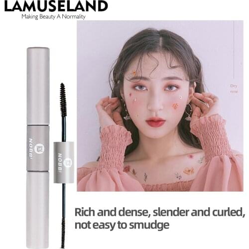 Double-head Waterproof Long-lasting Black Curling Mascara 6g N3102