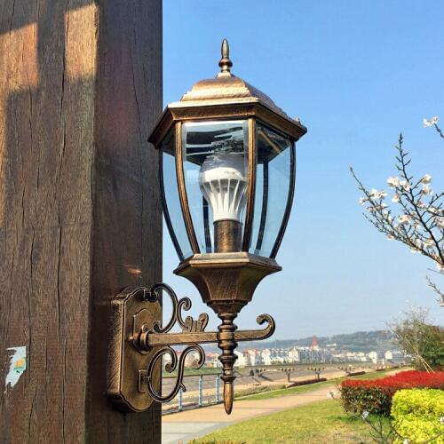 European outdoor Wall Lamps outdoor terrace lamp large exterior wall lamp waterproof LED wall lamp villa fence LU627103 ZL393