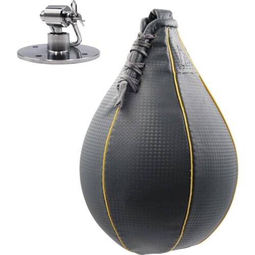 Pear Boxing Speed Ball Thai Boxing Punching Sandbag Speed Ball PU Punch Training Fitness Sports Practical Speed Equipment