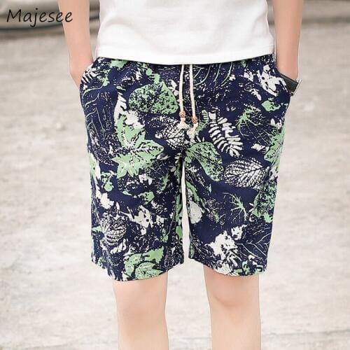 Shorts Men 4XL Printed Drawstring Leisure Pockets Daily Breathable Summer Mens Trendy Thin High Quality Large Size Board Short