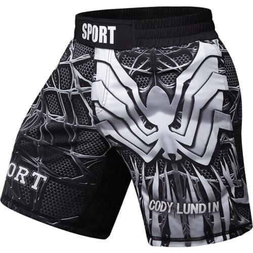 Cody Lundin New Design Mens Running Training Pants High Quality Digital Printed MMA Shorts