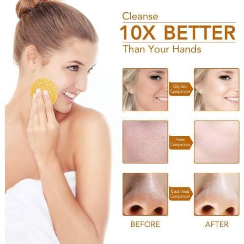Soft Cleansing Sponge Pad Cleansing Cleansing Compressed Spa Exfoliating Cleansing Facial Puff Treatment Sponge E3H5