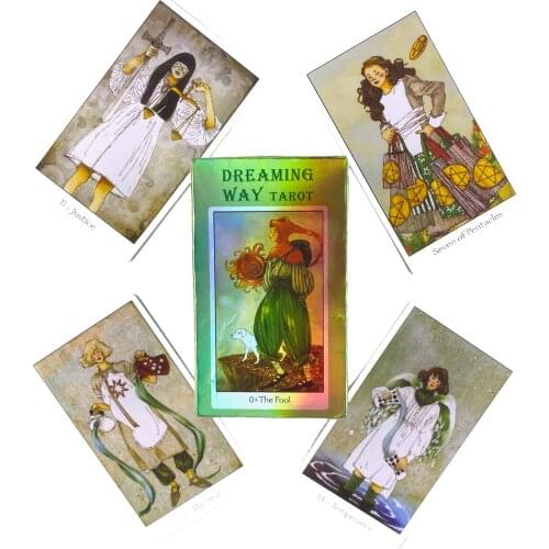 Dreaming Way Oracle Cards Leisure Party Table Game High Quality Fortune-telling Prophecy Tarot Deck With Guide Book