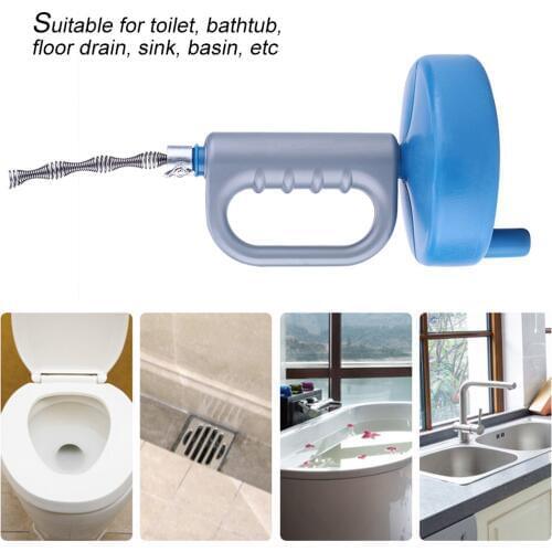 New Sewer Blockage Hand Tool Kitchen Cleaning Toilet Pipe Dredger 10 Meters Drains Dredge Pipes Sewer Sink Cleaning Tools