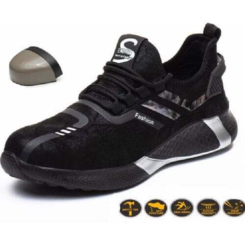 New Designer Mens Work Safety Shoes Breathable Wear-resistant Anti-smash and Anti-puncture Brand Building Work Boots