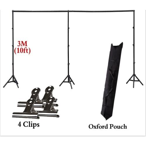 Photo Studio Banner Stands Equipment 6 * 3m (19.5ftx10ft) Manual Quality Aluminum Frame