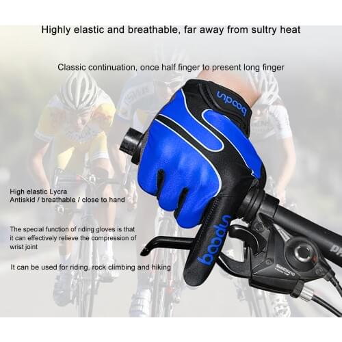Touch Screen Long Full Fingers Gel Sports Cycling Gloves Women Men Bicycle Gloves Mtb Road Bike Riding Racing Gloves
