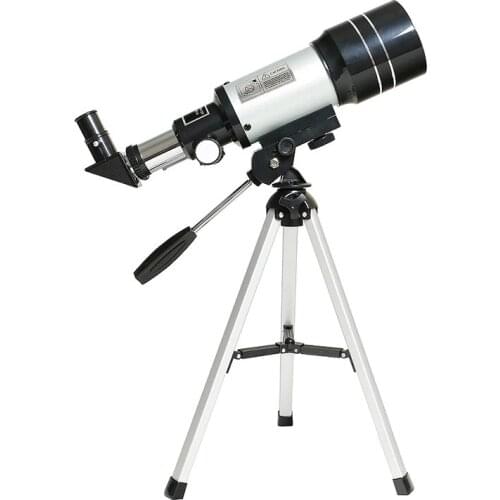 Professional HD Astronomical Telescope F30070 15X-150X 70mm Outdoor Refractive Space Monocular with Portable Tripod