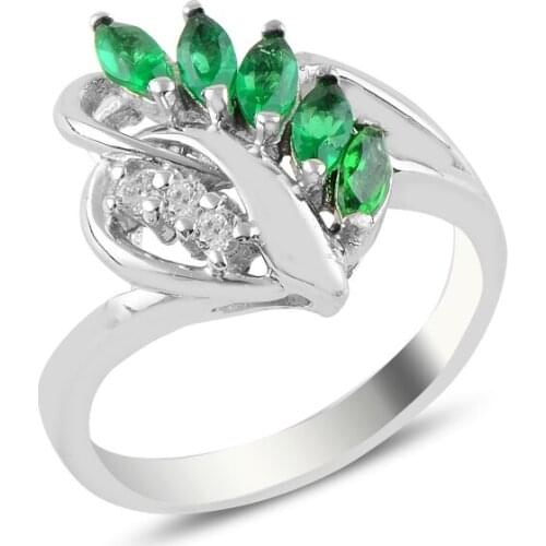 Silver 925 Sterling Zircon Stone Ring