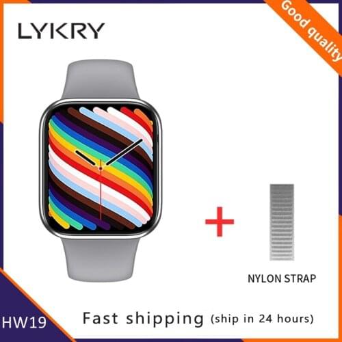 LYKRY 44MM HW19 1.77 inch Smart Watch IP67 Long Standby Men Women Waterproof Smartwatch Fitness Tracker PK IWO 13 HW16 HW22
