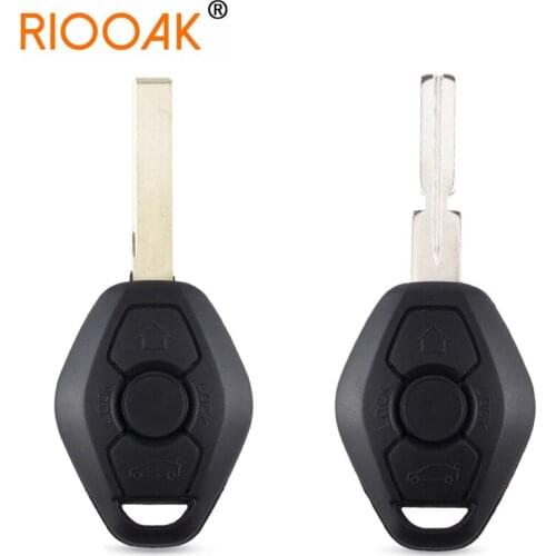 Replacement Remote Key Fob Case Car Key Shell Cover Keyless Fob For BMW 1 3 5 6 7 Series X3 X5 Z3 Z4