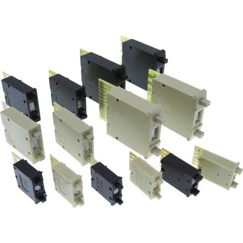 10pcs Black Beige 31x10mm 0-9 8421 Digits BCD Decimal Code Pushwheel Thumbwheel Switches KM3 KSA-1/2/3/4/5 Plates Blank Spacers