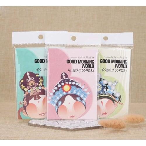 100 Pieces Of Facial Oil Absorption Paper Fixed Makeup Oil Control Paper Facial Oil Removal Paper Beauty Makeup Tools