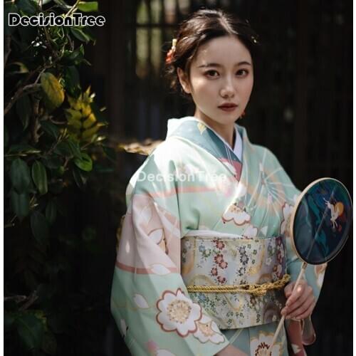 2021 japanese style kimono dress women haori samurai costume casual vintage kawaii girls party traditional kimono robe