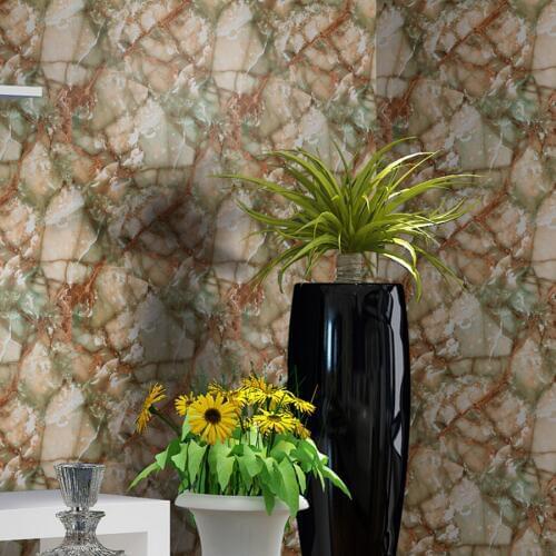 Beibehang tile pattern stone bricks wallpaper for walls 3D Wall Paper Vinyl Wall Decor Living Room Bathroom Wallcovering