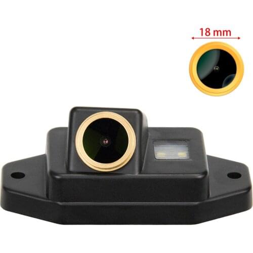 Free Filter Waterproo HD 1280 * 720P Car Rear ViewParking Camera Plate Light for Toyota Land Cruiser 120 Series Toyota Prado 270