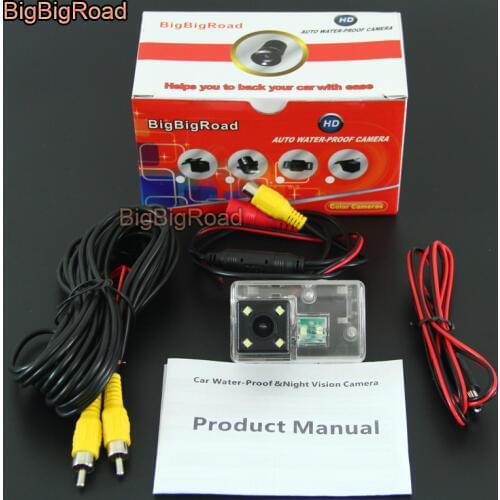 BigBigRoad For Peugeot 206 207 306 307 308 406 407 5008 Partner Tepee Car Rear View Reverse Backup parking camera Waterproof