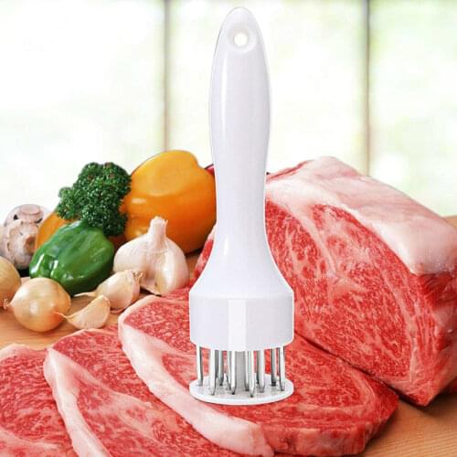 Meat Tenderizer Needle Tool Profession Kitchen Gadgets Jacquard Meat Hammer Mallet Tenderizing Accessories Sharp Blade for Steak