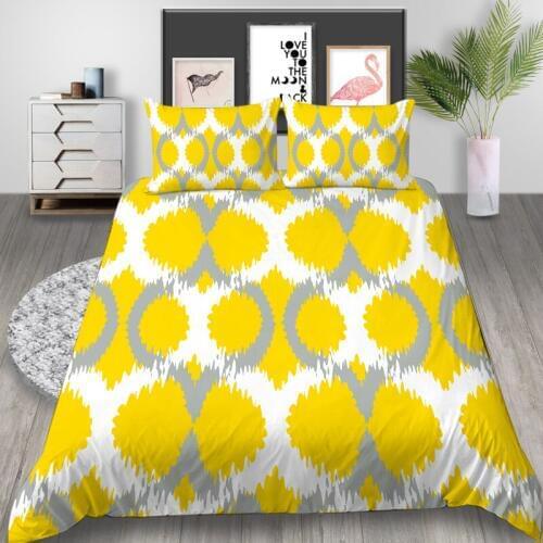 Thumbedding Lemon Bedding Set Twin Energetic Fashion Yellow Duvet Cover King Queen Full Double Single Unique Design Bed Set