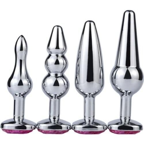 Small Anal Plug Metal Anal Beads for Women Men Gay Adult Sex Toy Buttplug Metal Sextoyscouple Erotic Toys Small Butt Plug