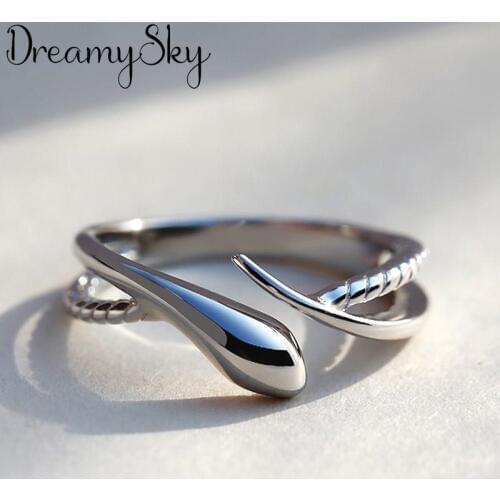 New Arrivals Silver Color Snake Rings For Women Trendy Adjustable Size Ring Lady Statement Jewelry High Quality