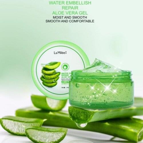 Natural aloe vera Smooth Gel Acne Treatment Face Cream Extract For Hydrating Natural Soothing Moist Repair Sun After K7Q8