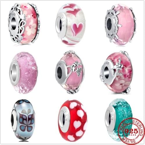 New Original 925 Silver Bracelets Accessories Charm Bead fit Pandora charms silver 925 beads Bracelet for women DIY Jewelry Gift