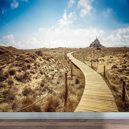 Dropship Fatman Photo Wallpaper Wooden Bridge Fortress Scenic Wallpaper 3d Living Room Home Improvement Papel De Parede 3d