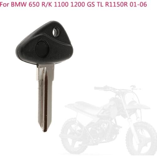 Motorcycle Blank Key With Blade For BMW 650 R/K 1100 1200 GS TL R1150R 01-06 ABS plastic copper Motorcycle Motor Key