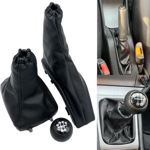 Gear Shift Knob Gaiter Boot Cover Frame Parking Handbrake Grips Boot Protector for Vauxhall Opel Astra II G Zafira A 1998-2010