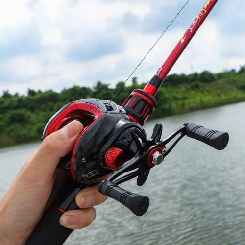 TAIGEK 3.6M -7.2M Carbon Fiber Fishing Rod Ultra-light Hard Pole for Stream Freshwater Fishing Pole DPS Reel Reat Surfcasting F