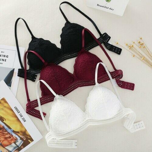 Sexy Bralette Seamless Deep V Lace Girl Women Bra Wireless Thin Underwear Girls Lingerie Soft Bras For Women