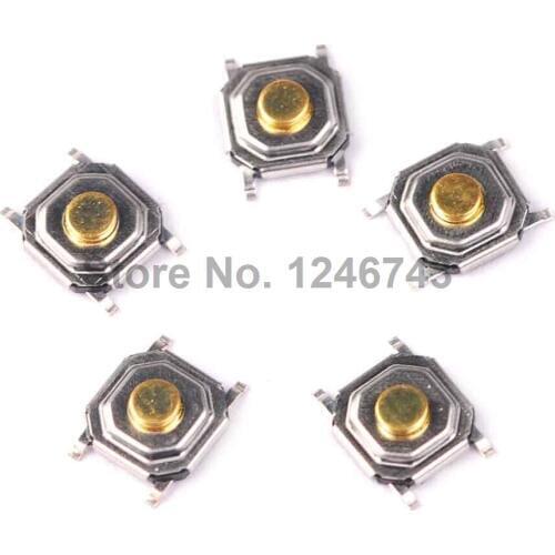 100PCS Tact Switch 4*4*1.7mm 4x4x1.7MM PUSH Button SMT SPST-NO