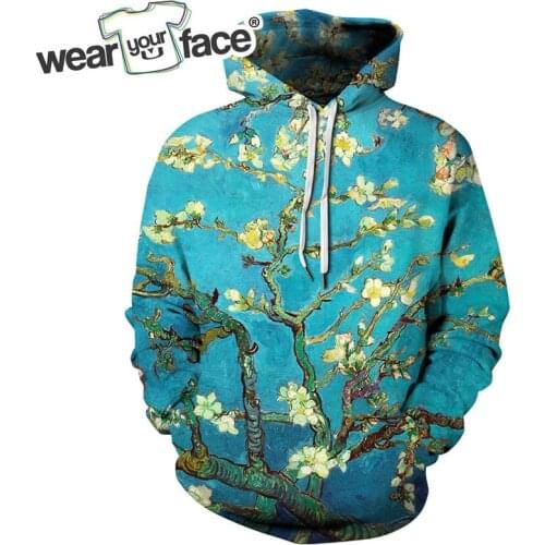 Peach blossom 3D All Over Printed Hoodies Sweatshirt Hipster Casual Street Wear Hip Hop Men Women Unisex Dropship