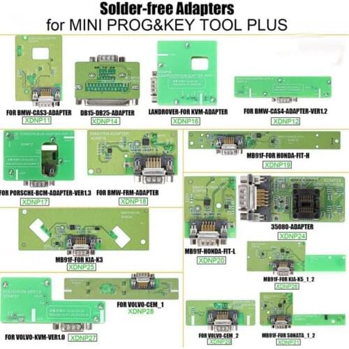 In Stock Xhorse Solder-free Adapters for VVDI MINI PROG and KEY TOOL PLUS