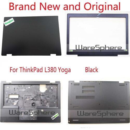NEW For Lenovo ThinkPad Yoga L380 Yoga S2 LCD Back Cover 02DA292 LCD Bezel 02DA287 Top Cover 02DA296 02DA297 Bottom Case 02DA304