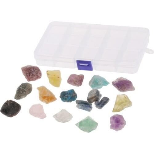 1 Box Natural Crystal Quartz Stone Treatment Specimen Mineral Rock Heal Natural