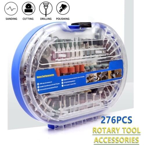 276Pcs Electric Drill Engraving Machine Accessories Grinder Drill Bits Rotary Tool Grinding Polishing Tool Set Abrasive Tools