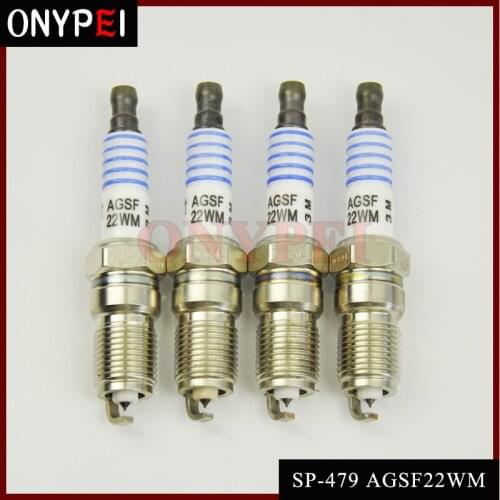 4-8PCS SP-479 AGSF22WM Platinum Spark Plug For Ford Excursion Expedition SP479 SP 479 AGS F22 WM