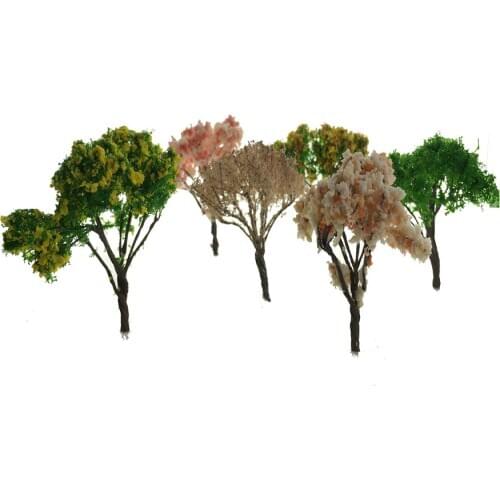 Architecture Model Wire Flower Tree For Diorama Building Materials Design Plant Train Building Road Landscape Sand Table Layou