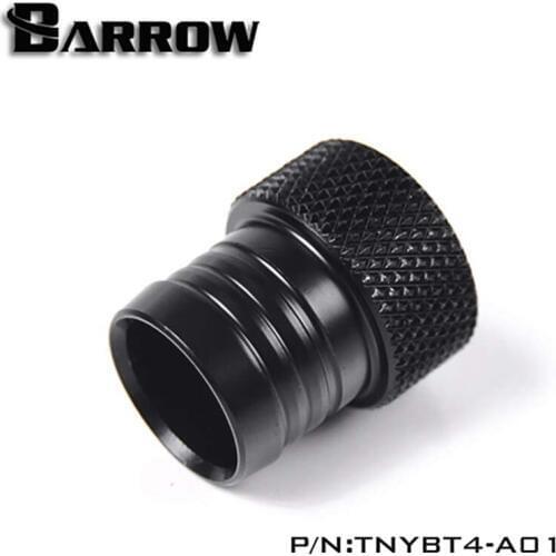 Barrow TNYBT4-A02 Pagoda fitting,1/2",Female,Black/Silver/White,Hand Twist,water cooler heatsink gadget