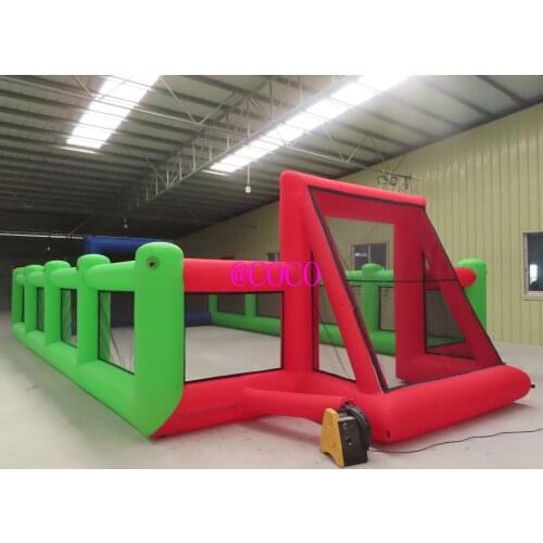Free air shipping to door,customized inflatable football pitch courts,cheap inflatable football soccer field outdoor