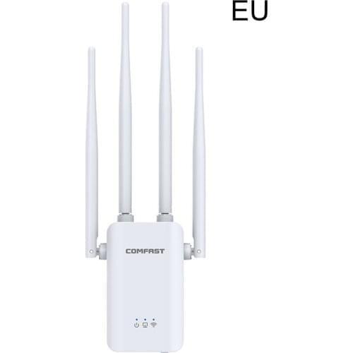 Wireless WiFi Repeater WiFi Extender 300Mbps Router WiFi Signal Amplifier WiFi Booster 4 Antennas 300Mbps Single Frequency