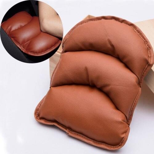 Car Armrests Cover Arm Rest Seat Box Pad Protective Case Soft PU Mats for Ford Focus Fusion Escort Kuga Ecosport Fiesta Falcon