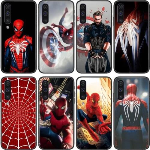 Spider-Man Phone cover hull For SamSung Galaxy S 8 9 10 20 21 S30 Plus Edge E S20fe 5G Lite Ultra black soft