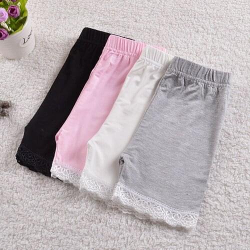 Girls Safety Shorts Underwear Kids Briefs Girls Shorts Breathable Short Tights For Girls Shorts Summer Cotton 2-12Y Elastic