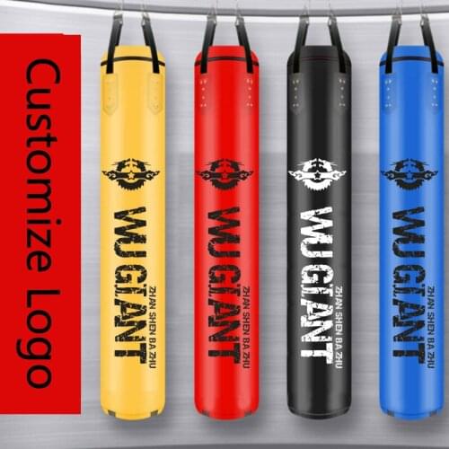 Fitness PU Empty Punching Bag Kick Boxing Heavy Training Bag Muay Thai Martial Arts Karate Hanging Sandbag For Kid Adult Teenage